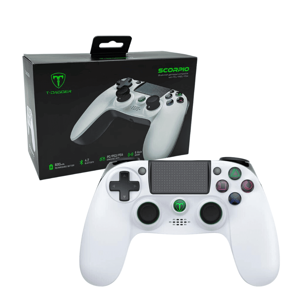Control Gamepad Inalambrico Scorpio t-dagger T-TGP802 Blanco – BOXYC ...