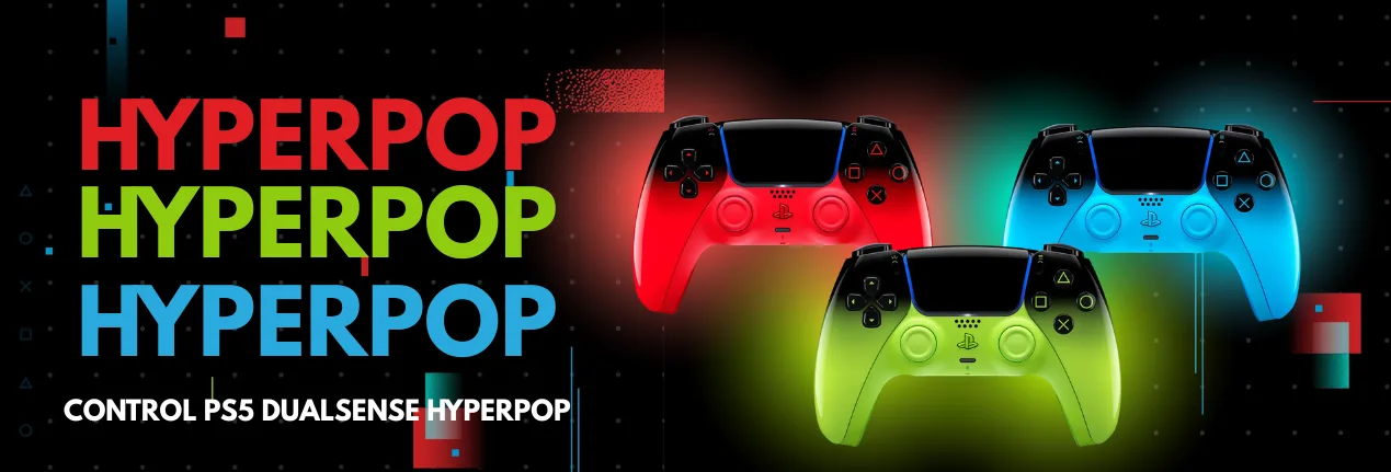 controles play station 5 hyper pop